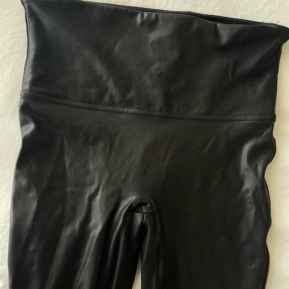 Spanx faux leather leggings